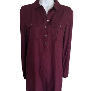 SO | Women's Shirt Dress | Collared Button Down